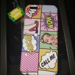 "Ouch" iphone 6 case with accessory